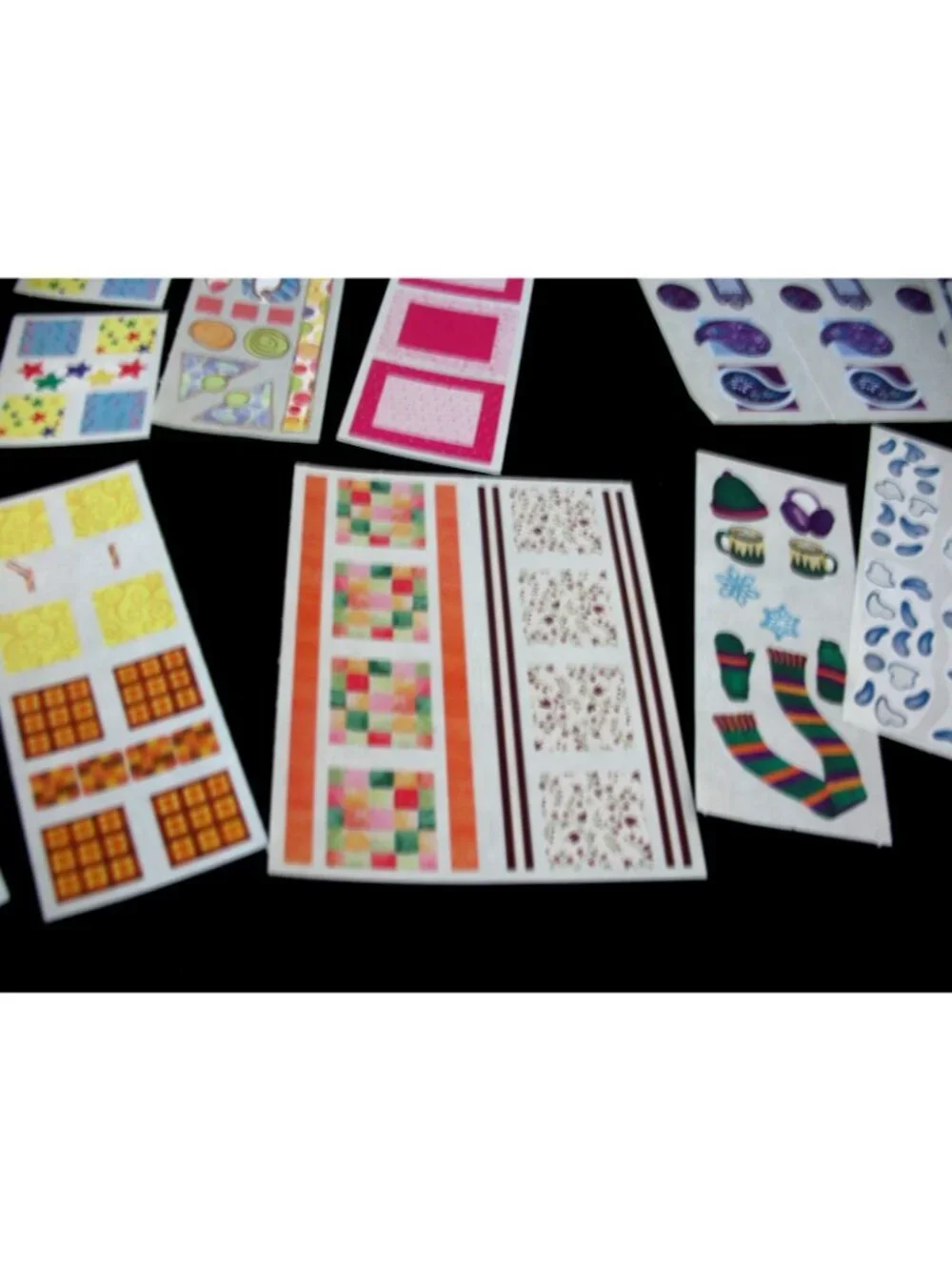 Creative Memories, 12x12 Winter Reflections 8 Sheets Paper Pack  NIP , Dance, +